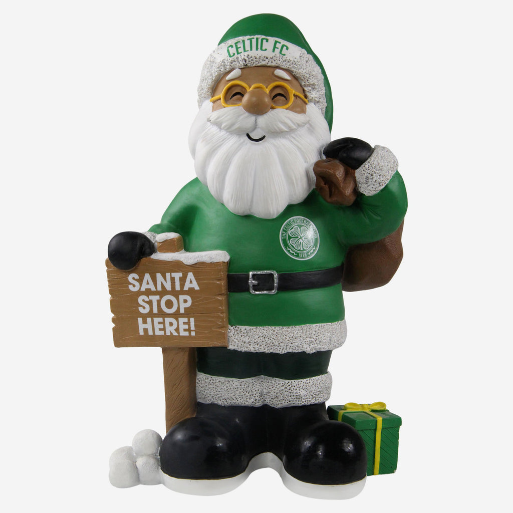 Celtic FC Santa Stop Here Gnome FOCO - FOCO.com | UK & IRE