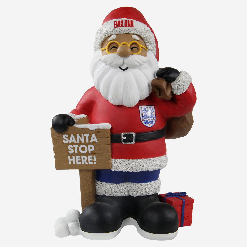 England Santa Stop Here Gnome FOCO - FOCO.com | UK & IRE