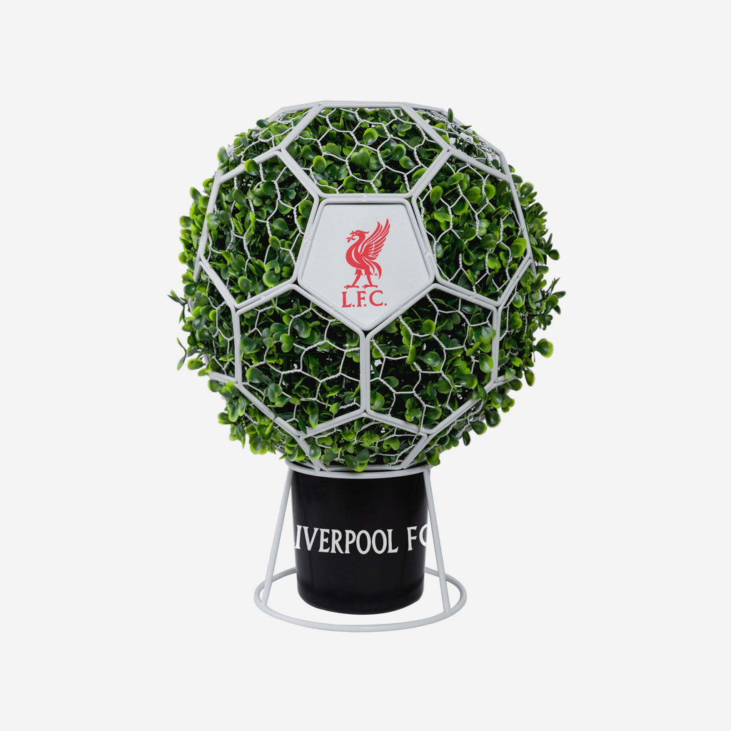 Liverpool FC Ball Topiary Frame With Leaves FOCO - FOCO.com | UK & IRE