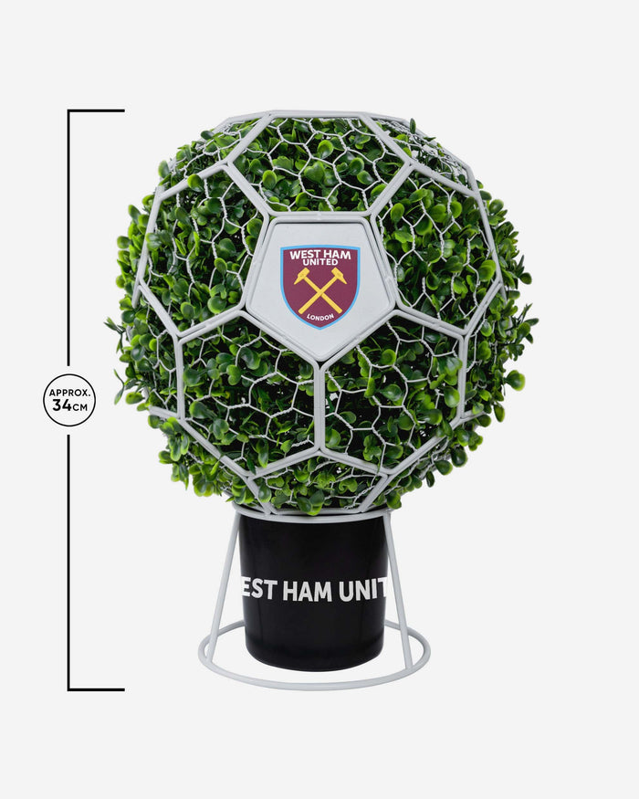 West Ham United FC Ball Topiary Frame With Leaves FOCO - FOCO.com | UK & IRE