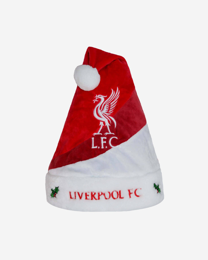 Liverpool FC Colourblock Santa Hat FOCO - FOCO.com | UK & IRE