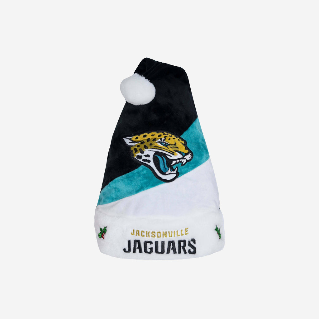 Jacksonville Jaguars Colourblock Santa Hat FOCO - FOCO.com | UK & IRE