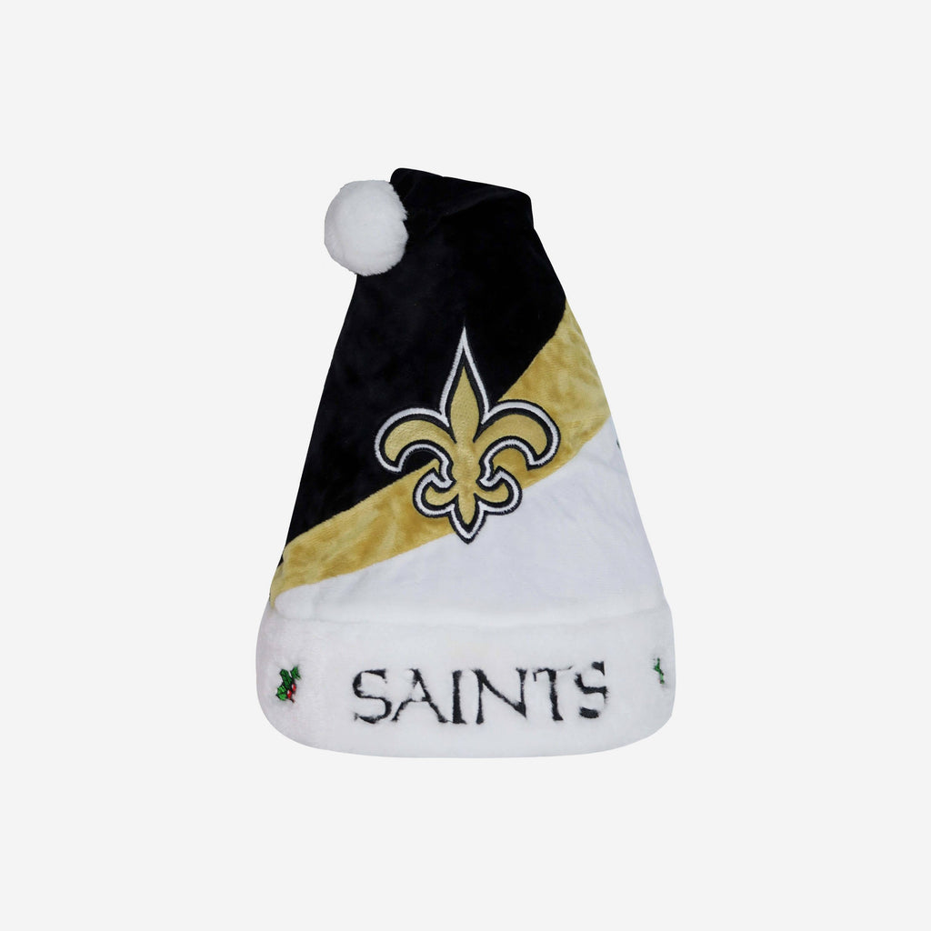 New Orleans Saints Colourblock Santa Hat FOCO - FOCO.com | UK & IRE