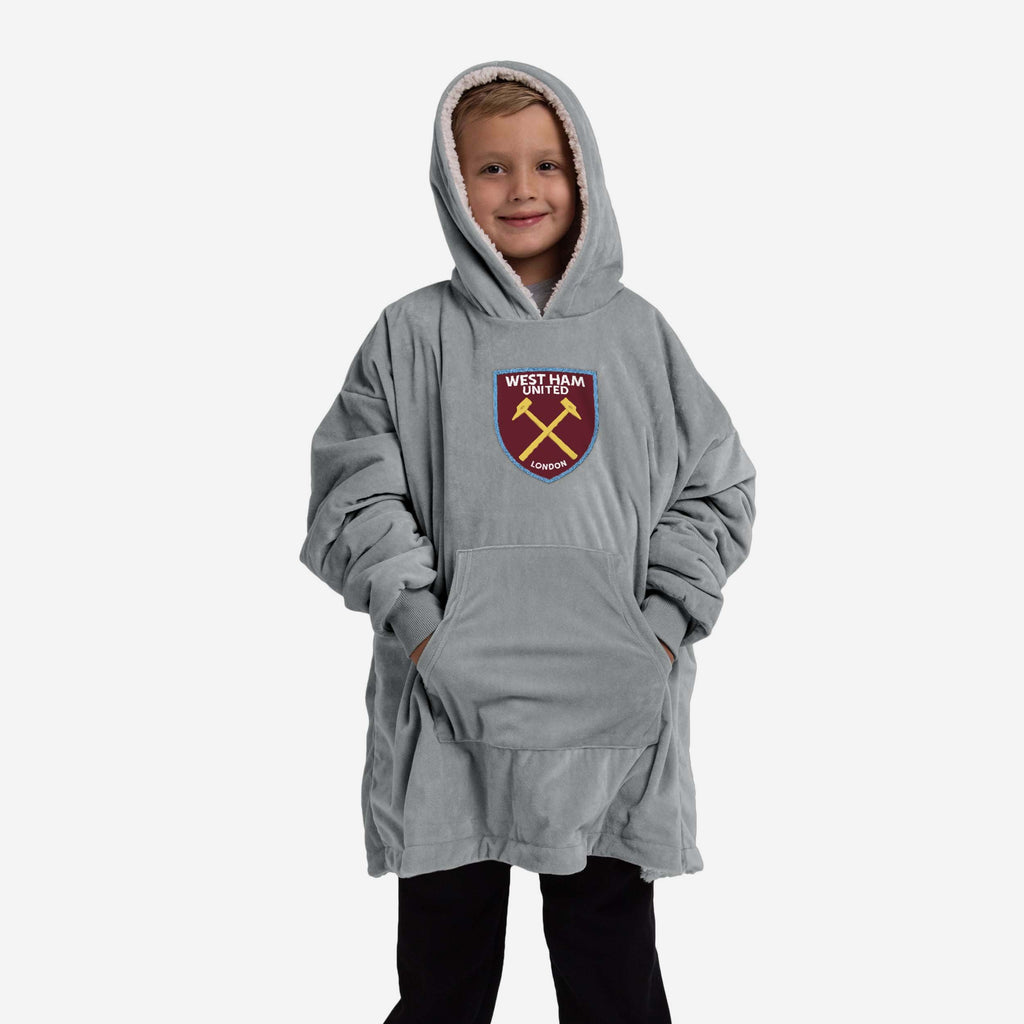 West Ham United FC Reversible Big Logo Youth Hoodeez FOCO - FOCO.com | UK & IRE