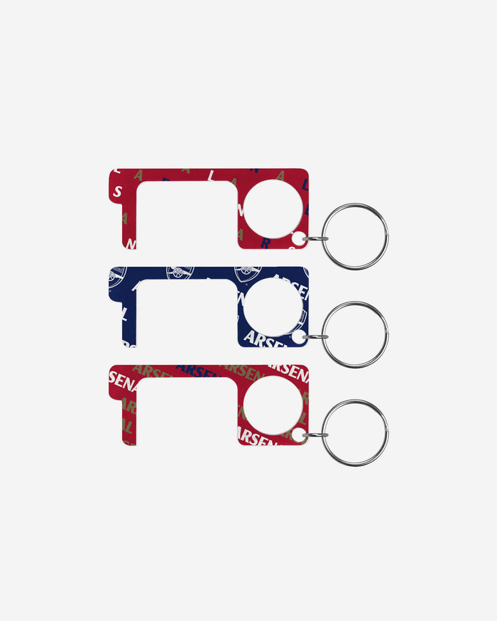 Arsenal FC 3 Pack No Touch Keyring FOCO - FOCO.com | UK & IRE