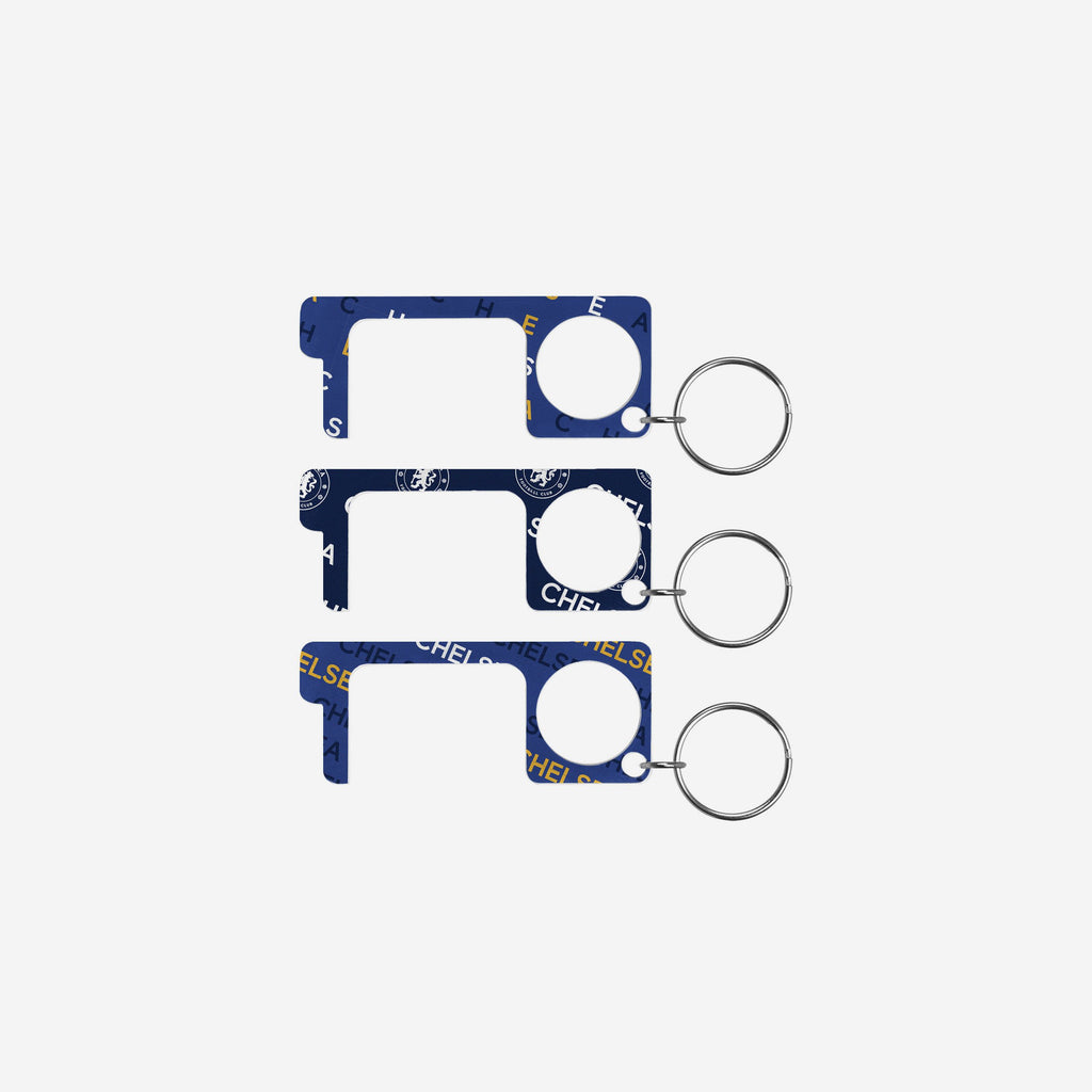 Chelsea FC 3 Pack No Touch Keyring FOCO - FOCO.com | UK & IRE