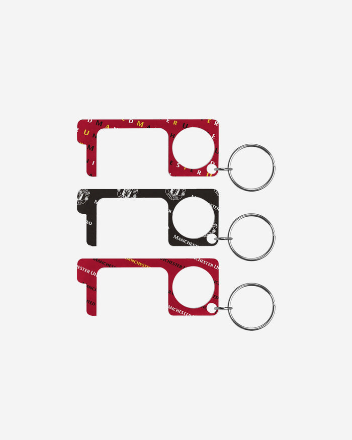 Manchester United FC 3 Pack No Touch Keyring FOCO - FOCO.com | UK & IRE