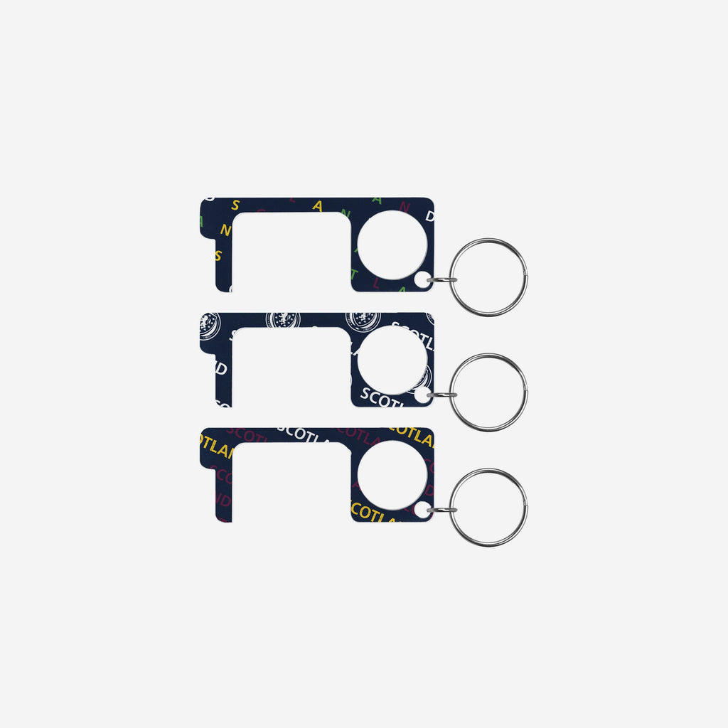 Scotland 3 Pack No Touch Keyring FOCO - FOCO.com | UK & IRE