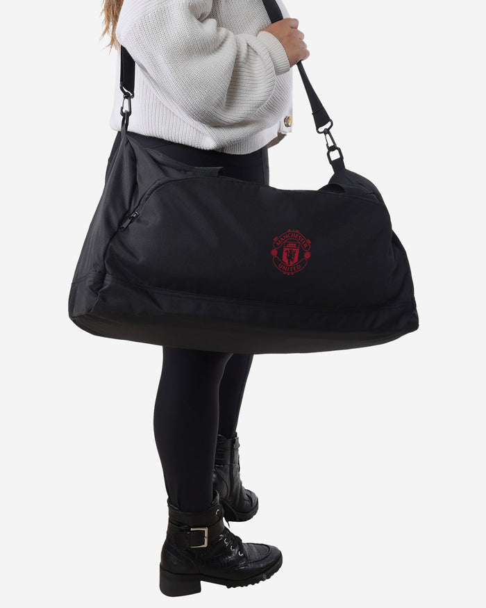Manchester United FC Black Recycled Duffle Bag FOCO - FOCO.com | UK & IRE