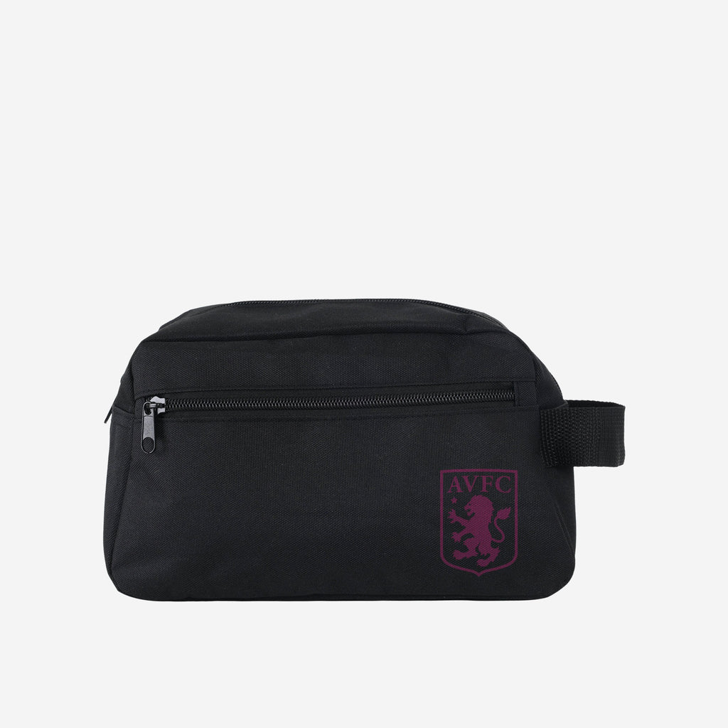 Aston Villa FC Black Recycled Toiletry Bag FOCO - FOCO.com | UK & IRE