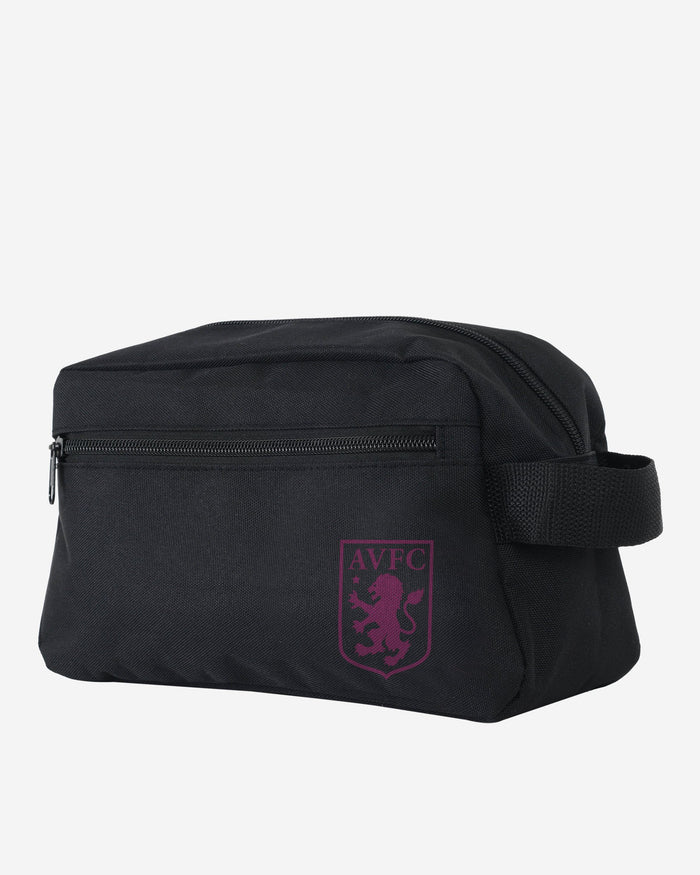 Aston Villa FC Black Recycled Toiletry Bag FOCO - FOCO.com | UK & IRE