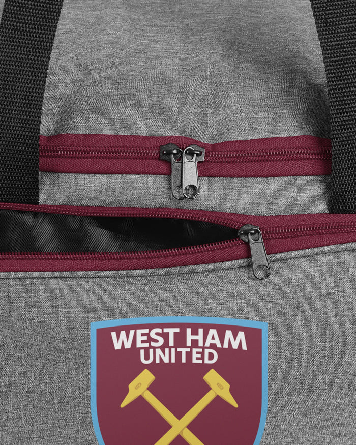 West Ham United FC Grey Duffle Bag FOCO - FOCO.com | UK & IRE