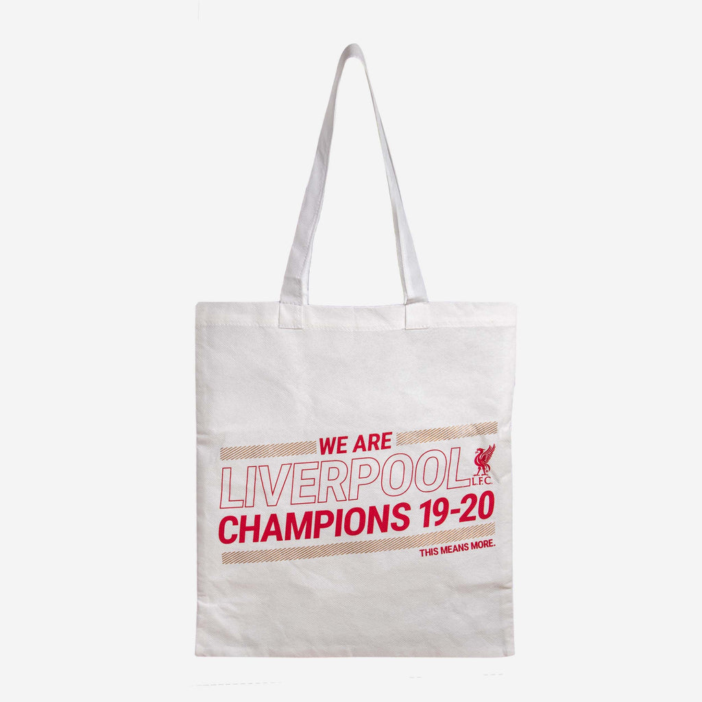 Liverpool FC 2019-20 Champions Tote Bag FOCO - FOCO.com | UK & IRE
