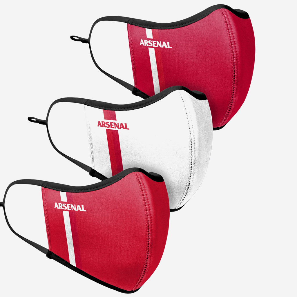 Arsenal FC Sport 3 Pack Face Cover FOCO | UK