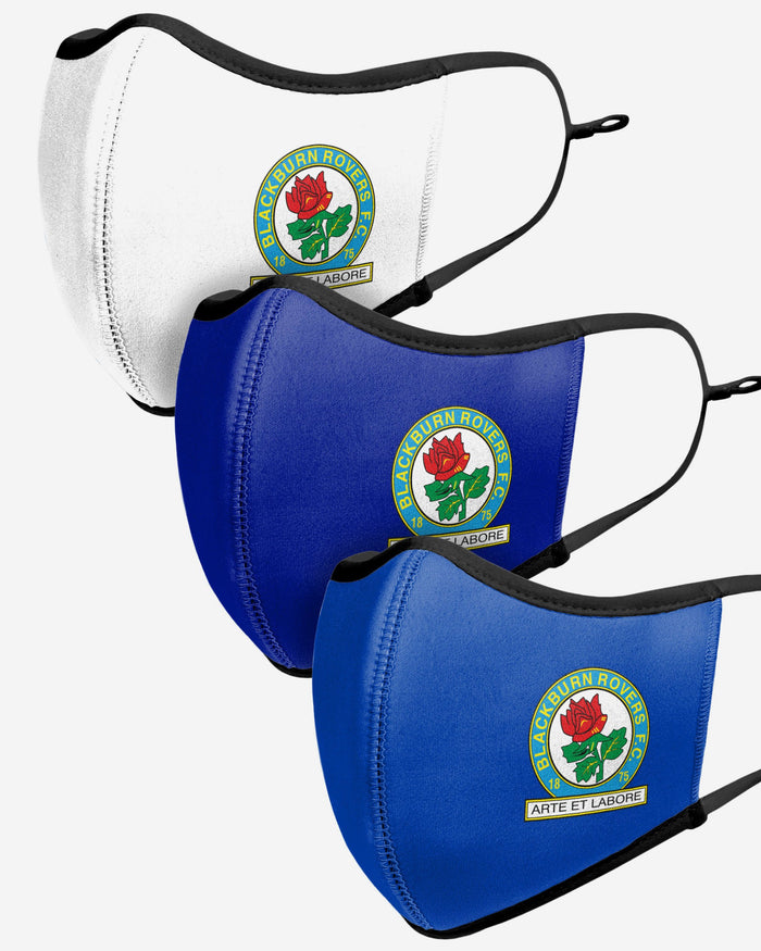 Blackburn Rovers FC Sport 3 Pack Face Cover FOCO - FOCO.com | UK & IRE