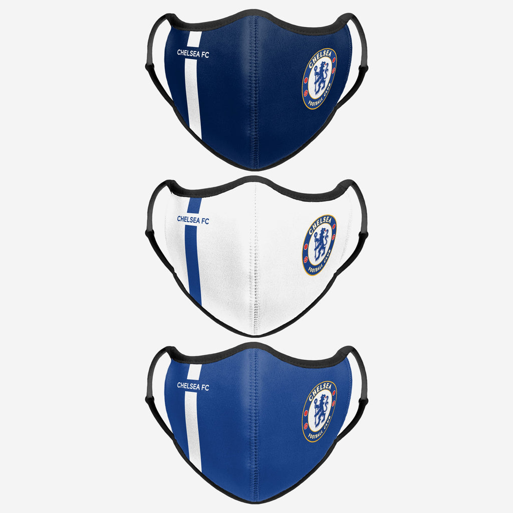 Chelsea FC Sport 3 Pack Face Cover FOCO - FOCO.com | UK & IRE