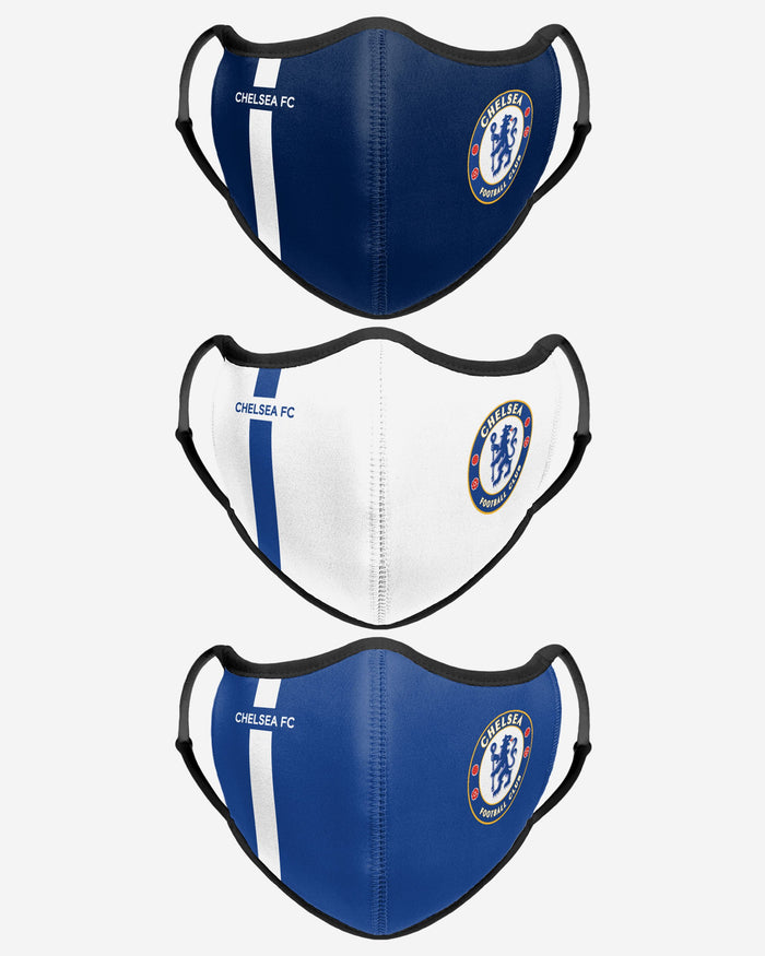 Chelsea FC Sport 3 Pack Face Cover FOCO - FOCO.com | UK & IRE