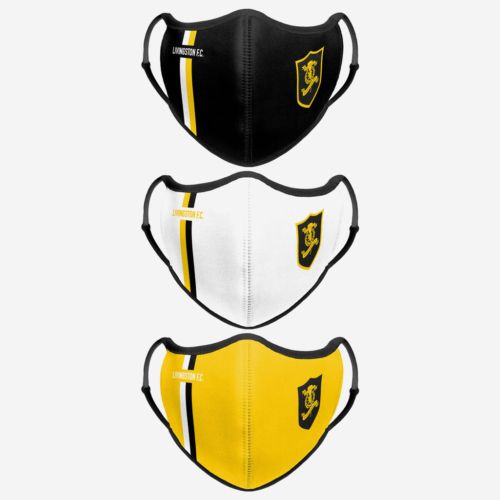 Livingston FC Sport 3 Pack Face Cover FOCO - FOCO.com | UK & IRE