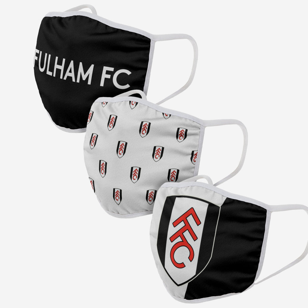 Fulham FC 3 Pack Face Cover FOCO - FOCO.com | UK & IRE