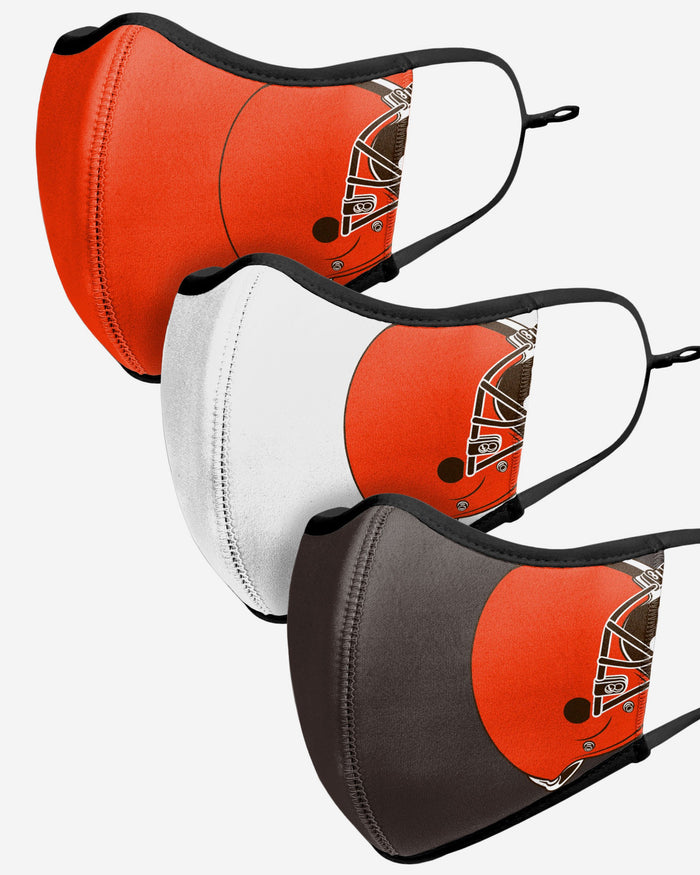 Cleveland Browns Sport 3 Pack Face Cover FOCO - FOCO.com | UK & IRE