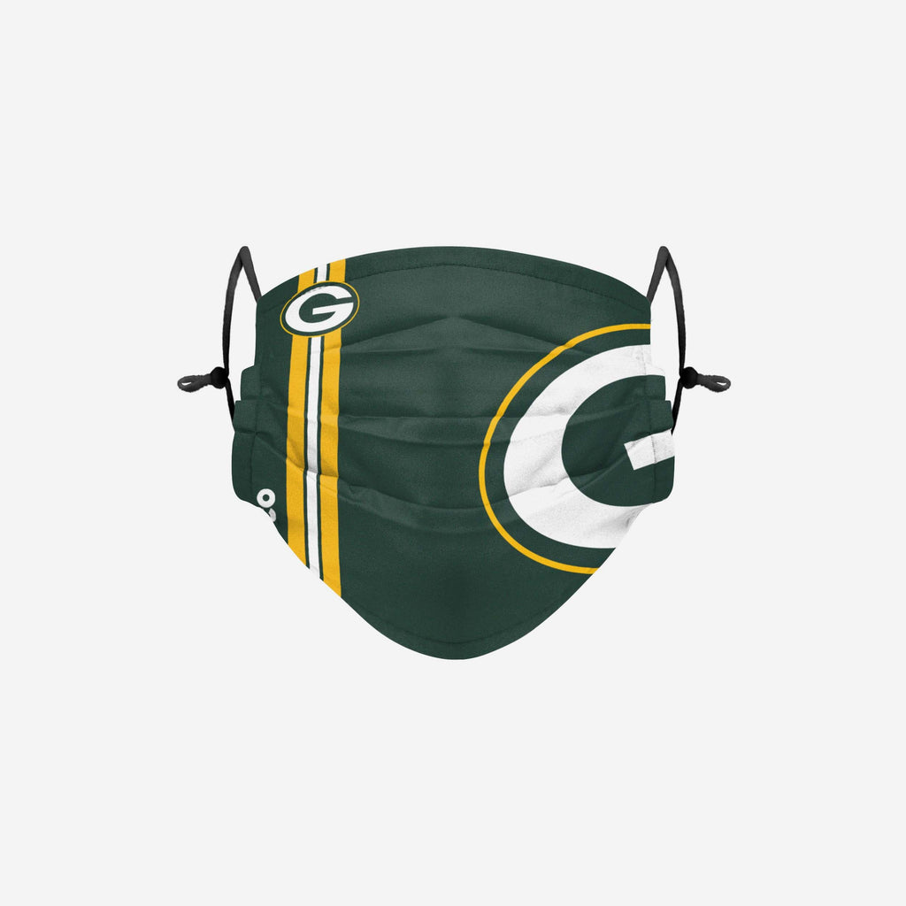 Green Bay Packers On-Field Sideline Logo Face Cover FOCO Adult - FOCO.com | UK & IRE