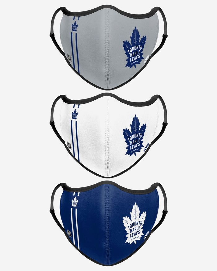 Toronto Maple Leafs Sport 3 Pack Face Cover FOCO - FOCO.com | UK & IRE