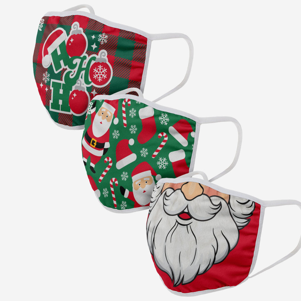 Christmas 3 Pack Face Cover FOCO - FOCO.com | UK & IRE