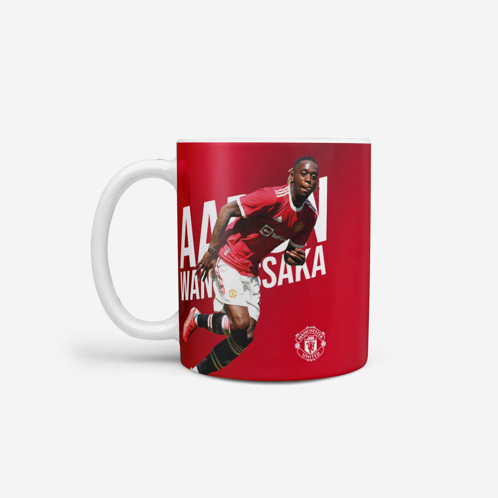 Aaron Wan-Bissaka Manchester United FC Mug FOCO - FOCO.com | UK & IRE