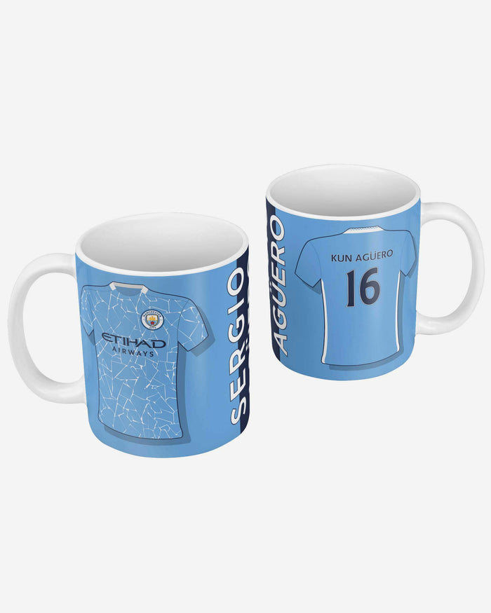 Sergio Aguero Manchester City FC 2 Pack Mug FOCO - FOCO.com | UK & IRE