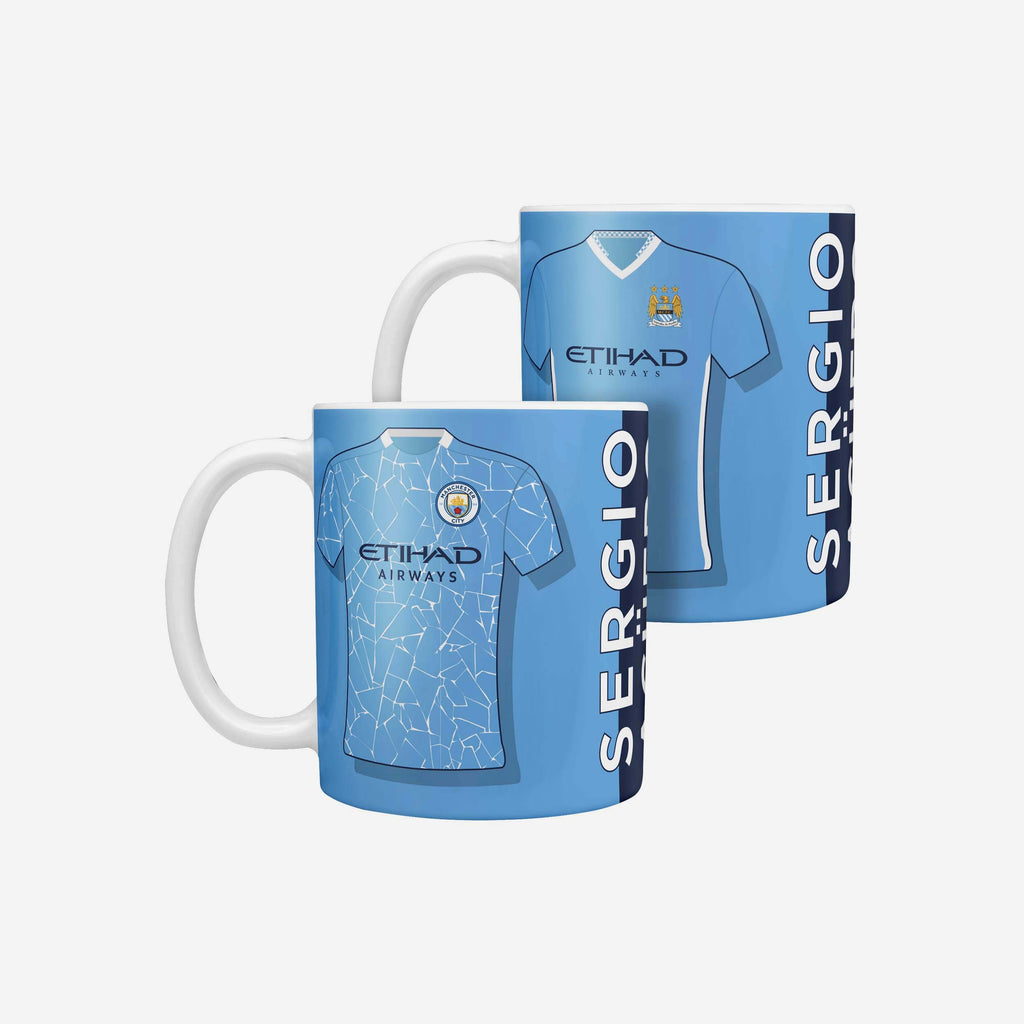 Sergio Aguero Manchester City FC 2 Pack Mug FOCO - FOCO.com | UK & IRE