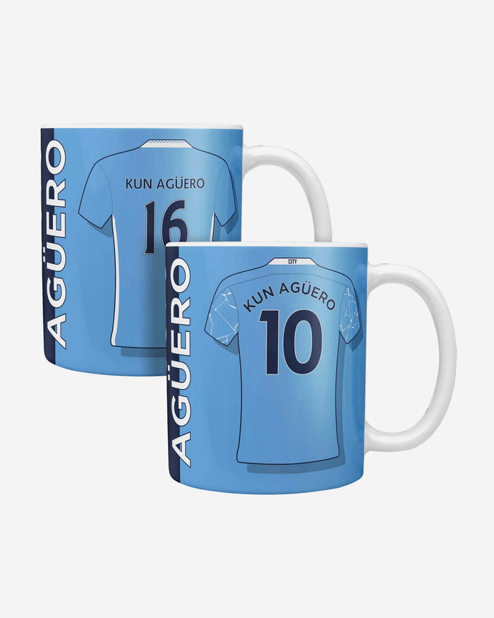Sergio Aguero Manchester City FC 2 Pack Mug FOCO - FOCO.com | UK & IRE