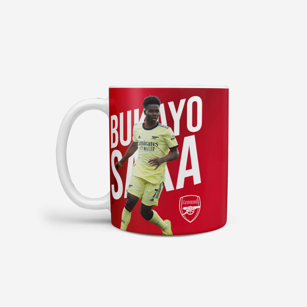Bukayo Saka Arsenal FC Mug FOCO - FOCO.com | UK & IRE