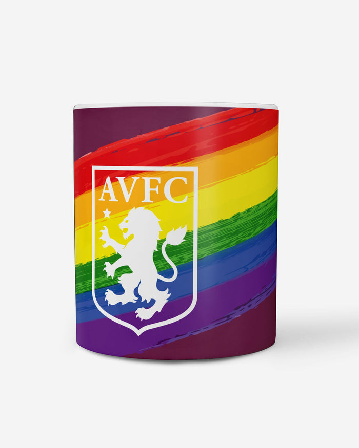 Aston Villa FC Painted Rainbow Mug FOCO - FOCO.com | UK & IRE