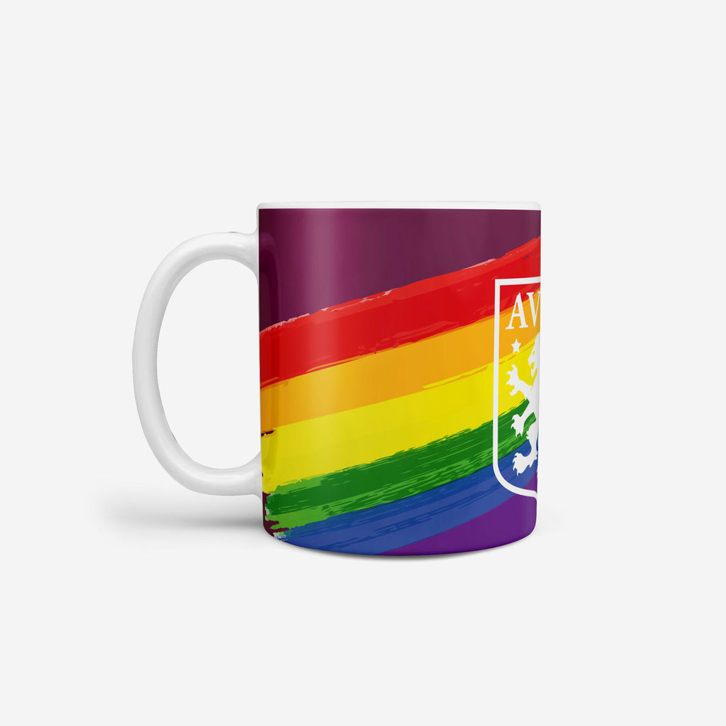 Aston Villa FC Painted Rainbow Mug FOCO - FOCO.com | UK & IRE