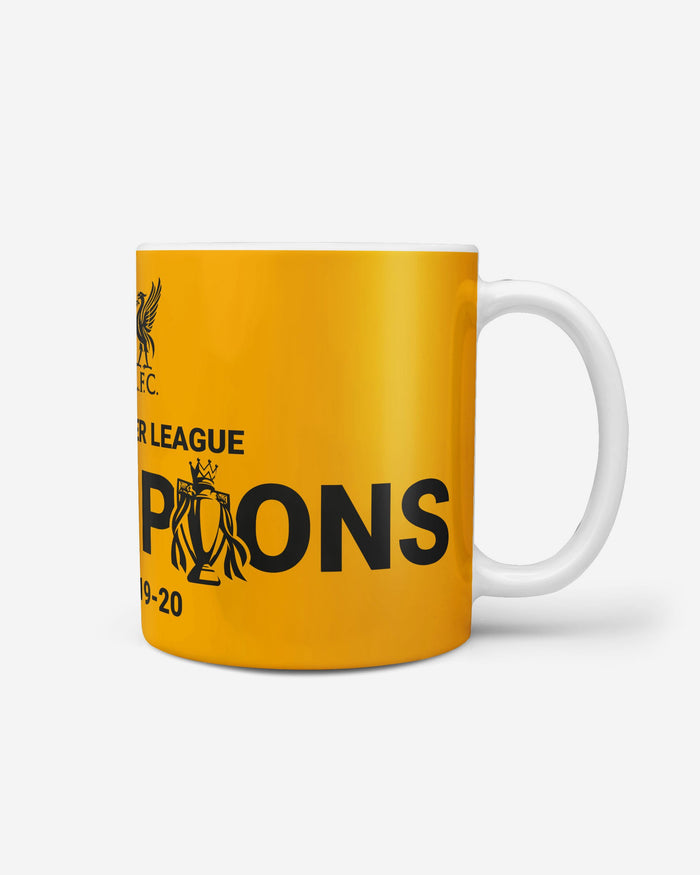 Liverpool FC 2019-20 Champions Black & Orange Mug FOCO - FOCO.com | UK & IRE