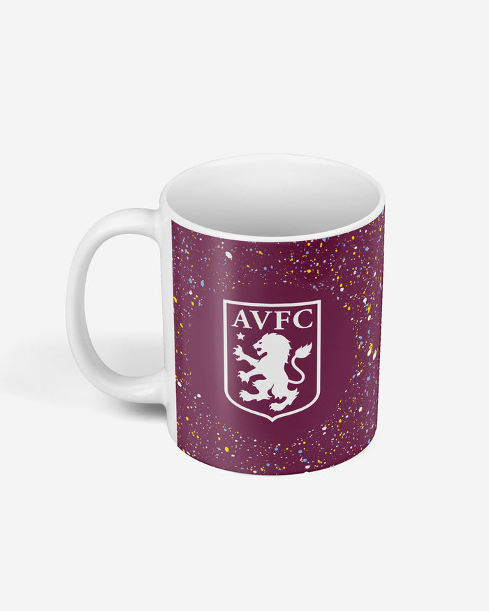 Aston Villa FC Original Paint Splatter Mug FOCO - FOCO.com | UK & IRE