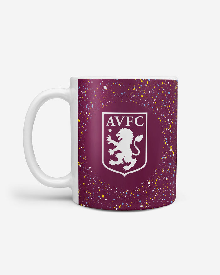 Aston Villa FC Original Paint Splatter Mug FOCO - FOCO.com | UK & IRE