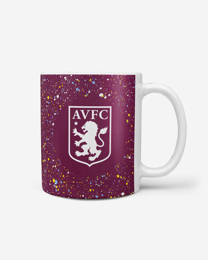 Aston Villa FC Original Paint Splatter Mug FOCO - FOCO.com | UK & IRE