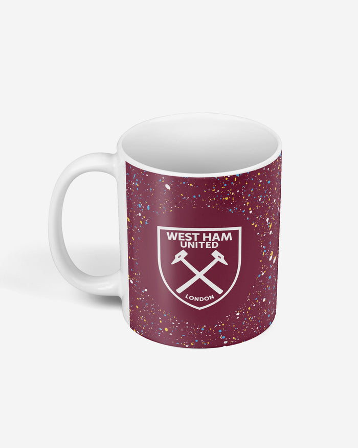 West Ham United FC FC Paint Splatter Mug FOCO - FOCO.com | UK & IRE