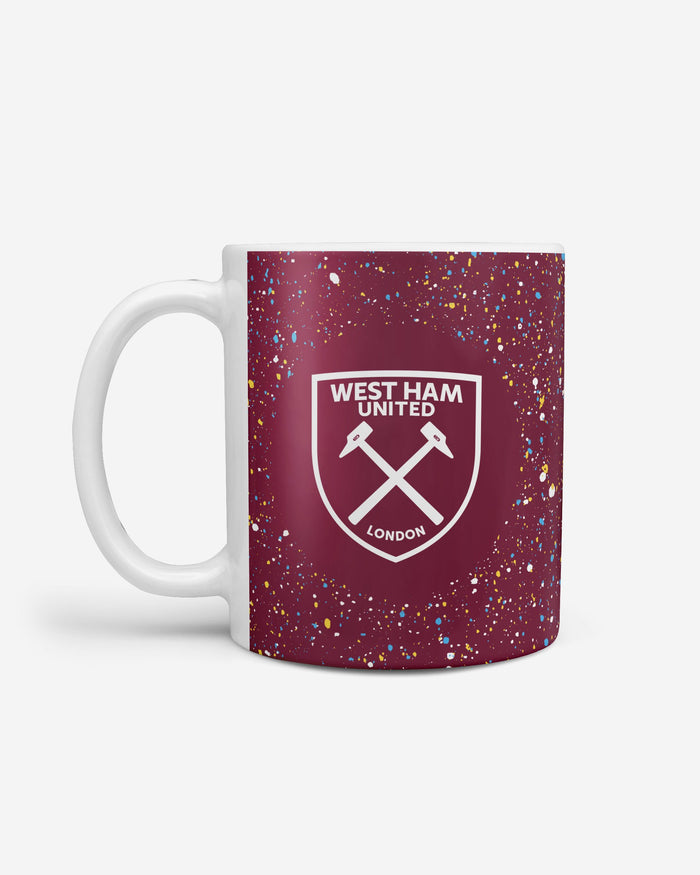 West Ham United FC FC Paint Splatter Mug FOCO - FOCO.com | UK & IRE