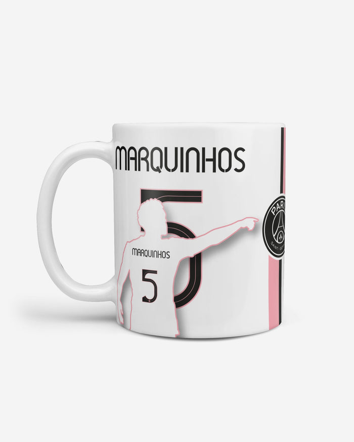Marquinhos Paris Saint-Germain FC Silhouette Mug FOCO - FOCO.com | UK & IRE