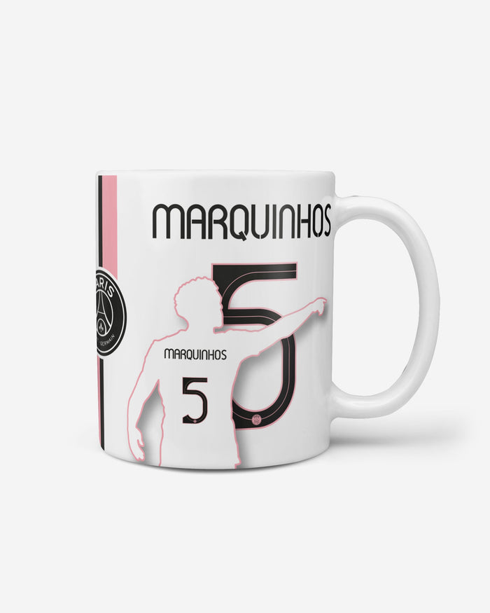 Marquinhos Paris Saint-Germain FC Silhouette Mug FOCO - FOCO.com | UK & IRE