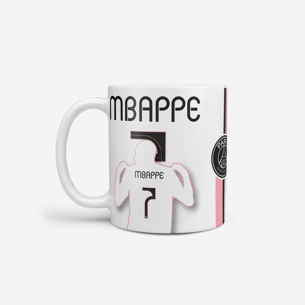 Kylian Mbappe Paris Saint-Germain FC Silhouette Mug FOCO - FOCO.com | UK & IRE