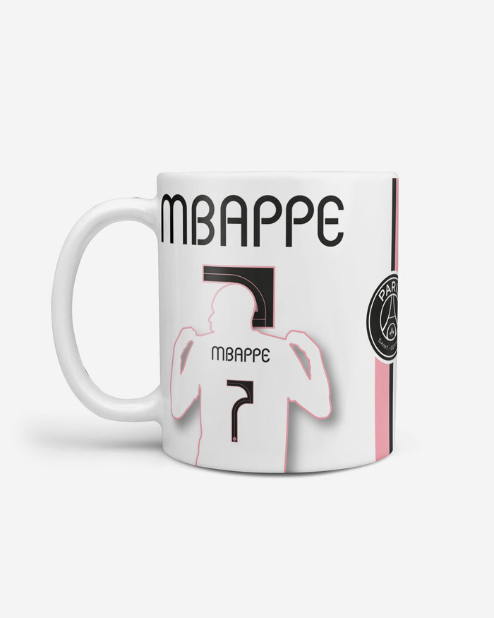 Kylian Mbappe Paris Saint-Germain FC Silhouette Mug FOCO - FOCO.com | UK & IRE