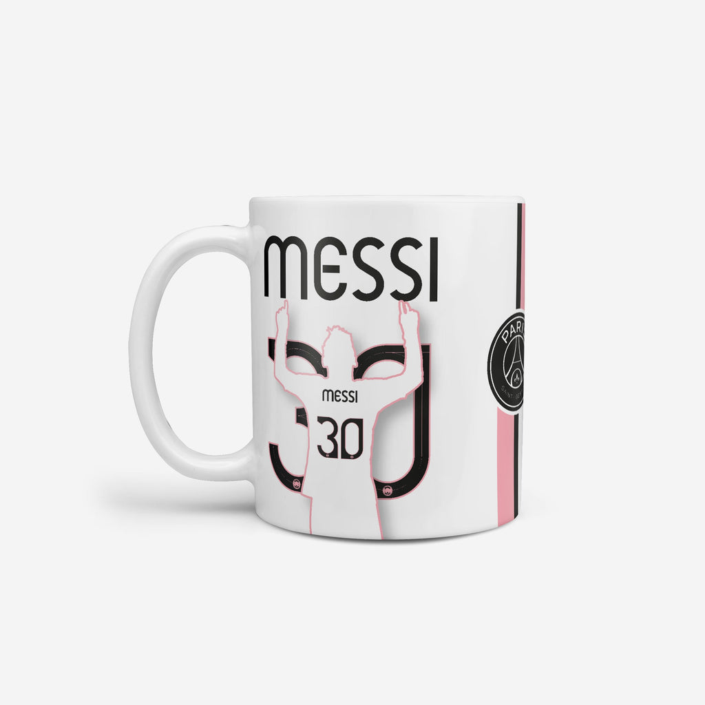 Lionel Messi Paris Saint-Germain FC Silhouette Mug FOCO - FOCO.com | UK & IRE