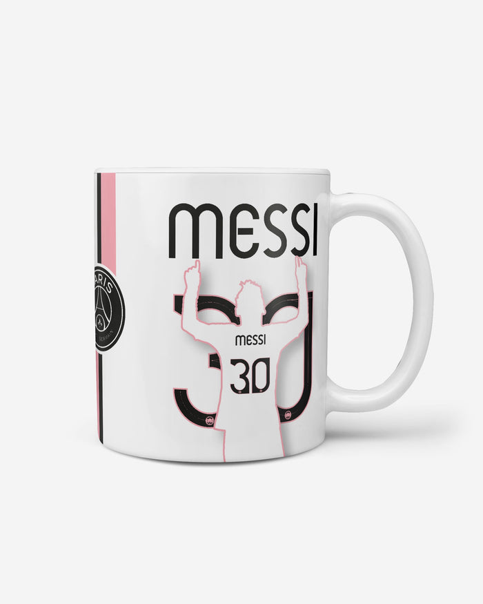 Lionel Messi Paris Saint-Germain FC Silhouette Mug FOCO - FOCO.com | UK & IRE