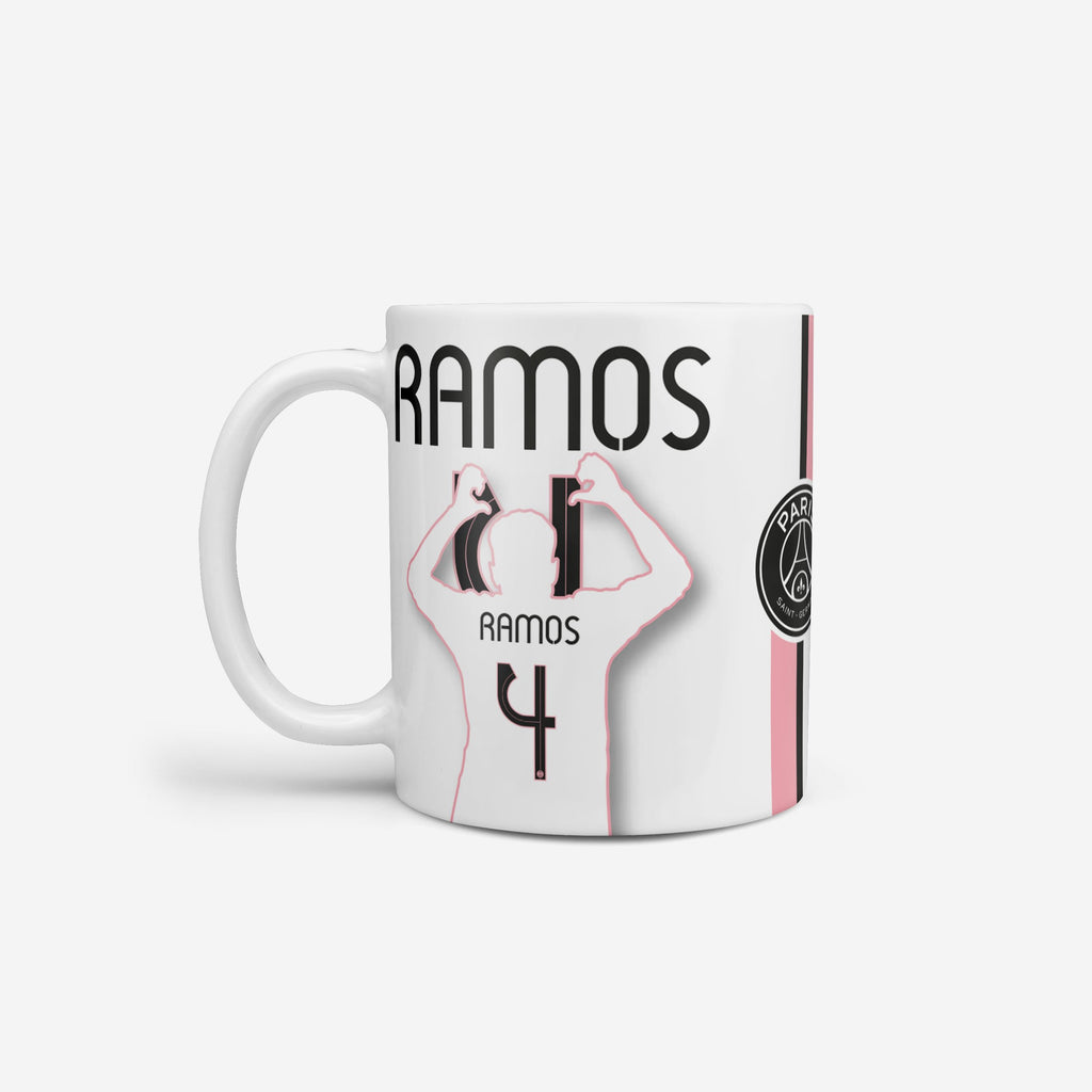 Sergio Ramos Paris Saint-Germain FC Silhouette Mug FOCO - FOCO.com | UK & IRE