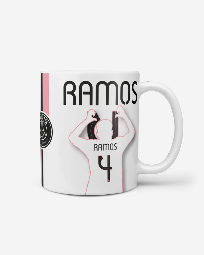 Sergio Ramos Paris Saint-Germain FC Silhouette Mug FOCO - FOCO.com | UK & IRE