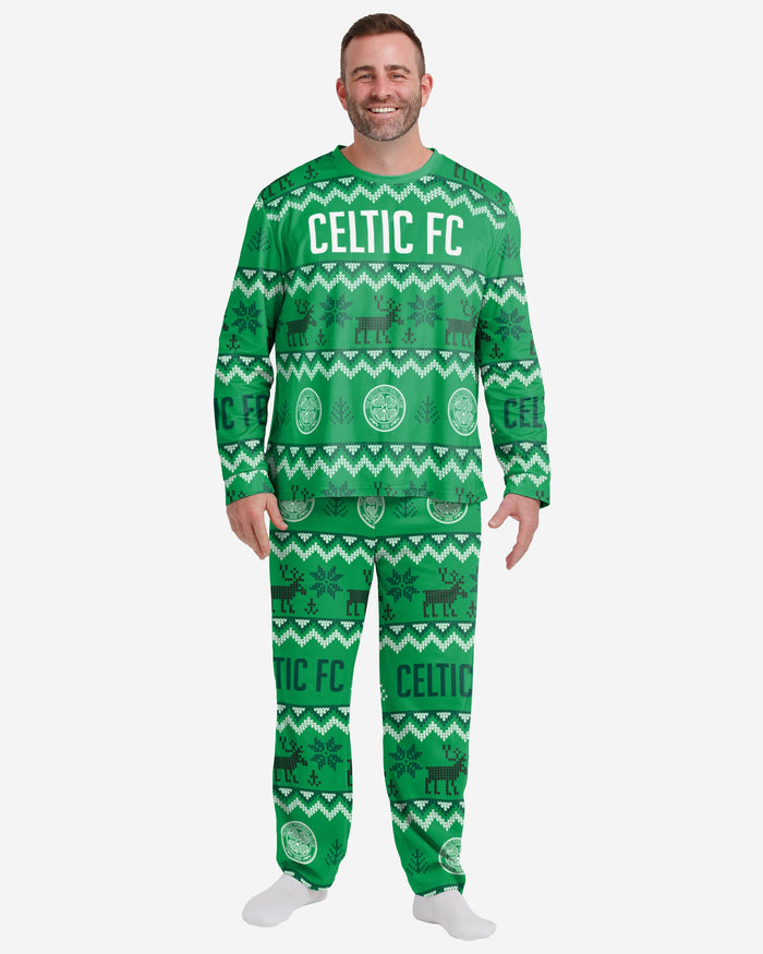 Celtic FC Mens Ugly Pattern Family Holiday Pyjamas FOCO S - FOCO.com | UK & IRE