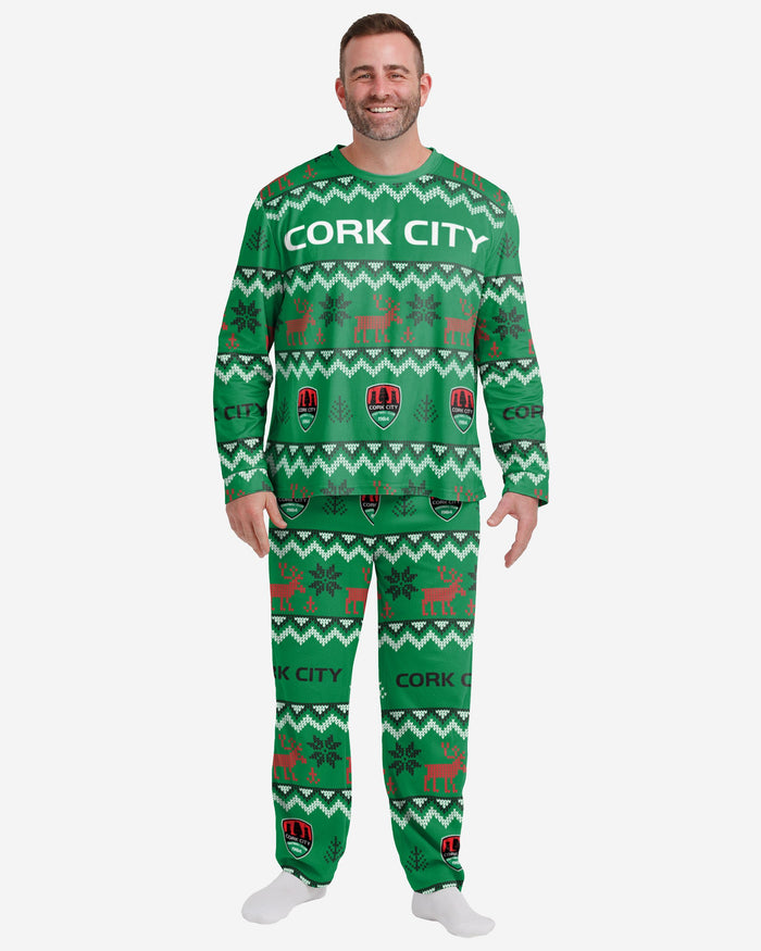 Cork City FC Mens Ugly Pattern Family Holiday Pyjamas FOCO S - FOCO.com | UK & IRE